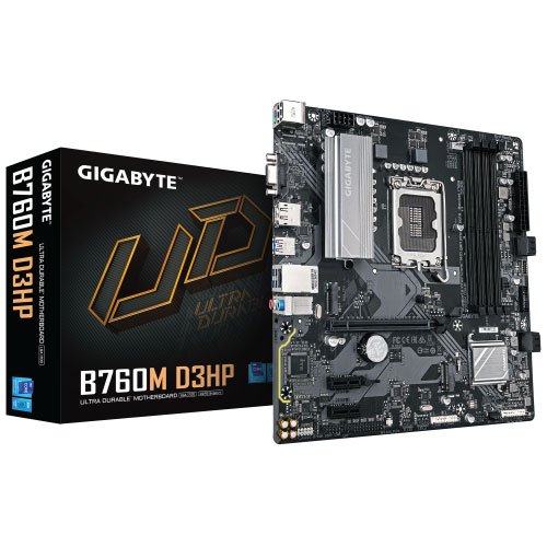 B760M-D3HP-01.jpg GIGABYTE INTEL B760M D3HP DDR5 ATX Motherboard - Image 1