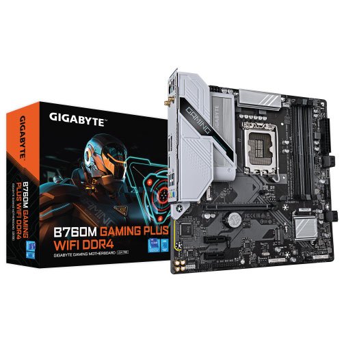 B760M-GAMING-PLUS-WIFI-DDR4-01.jpg GIGABYTE INTEL B760M G P WIFI DDR4 ATX Motherboard - Image 1