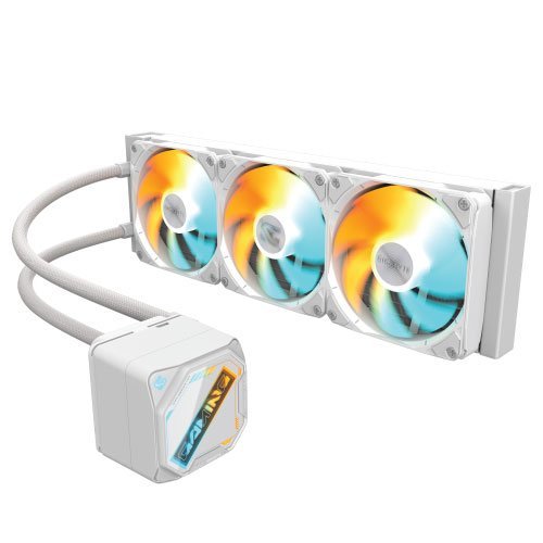 GIGABYTE-GAMING-360-ICE-01.jpg GIGABYTE GAMING 360 ICE (White) CPU Cooler - Image 1