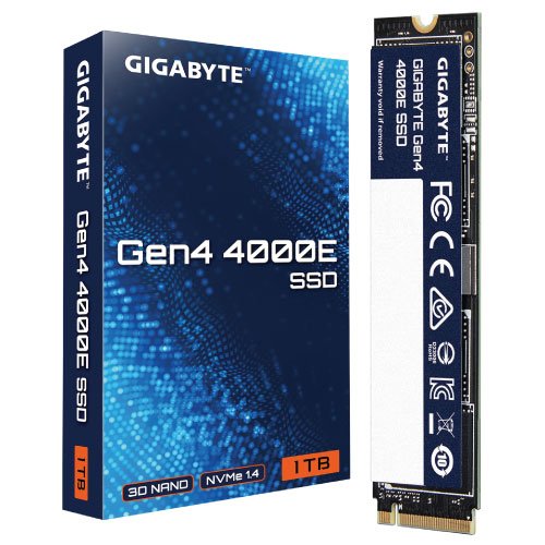 GIGABYTE-Gen4-4000E-SSD-1TB-01.jpg GIGABYTE Gen4 4000E 1TB M.2 2280 PCIe NVMe SSD # G440E1TB - Image 1