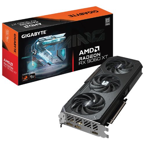 RadeonE284A2-RX-9060-XT-GAMING-8G-01.jpg GIGABYTE Radeon RX 9060 XT GAMING 8GB GDDR6 Graphics Card - Image 1